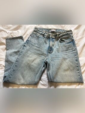 Zara Light Blue Straight Leg Women's Jeans